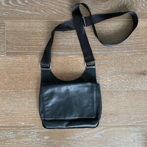 Vintage Ann Taylor Loft Crossbody Handbag | Black